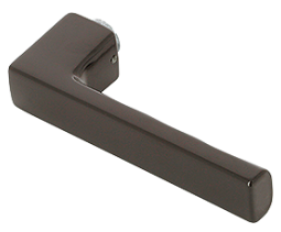 Maniglia impugnatura femmina HOPPE modello TOULON per porta interna in alluminio nero opaco