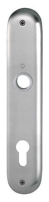 Placche HOPPE modello 273P per porta interna con foro yale in alluminio titanio