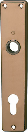 Placche HOPPE modello 201PI per porta interna con foro yale in alluminio bronzo