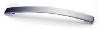 Maniglietta ESTAMP modello 7682 interasse 160 per mobile in metallo cromo opaco