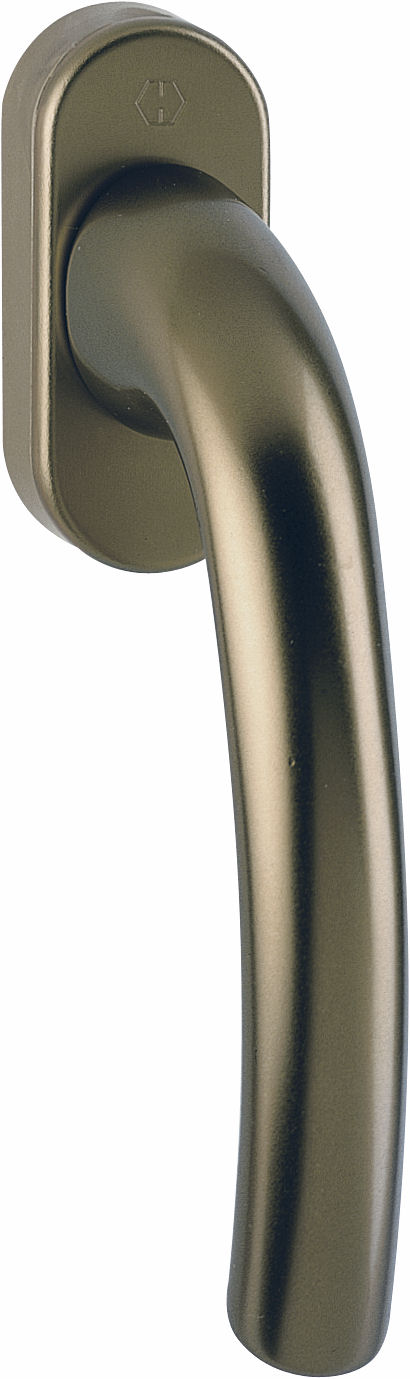 Martellina dk HOPPE modello TOKYO per serramento con rosetta con quadro 35 in alluminio bronzo