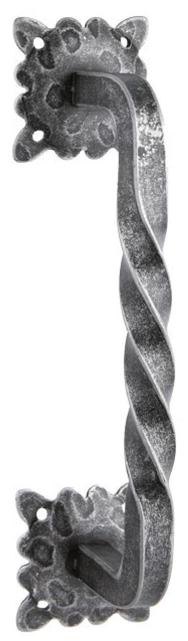 Maniglione DIDIEFFE modello MARMOLADA 222 spostato con rosetta per serramento in ferro silver