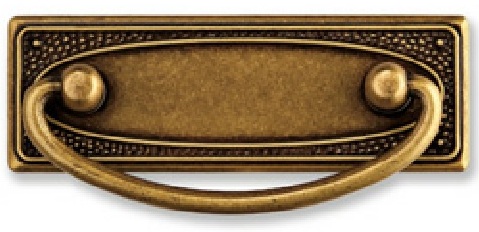 Maniglietta MARELLA modello LIBERTY 06330 per mobile in ottone antico